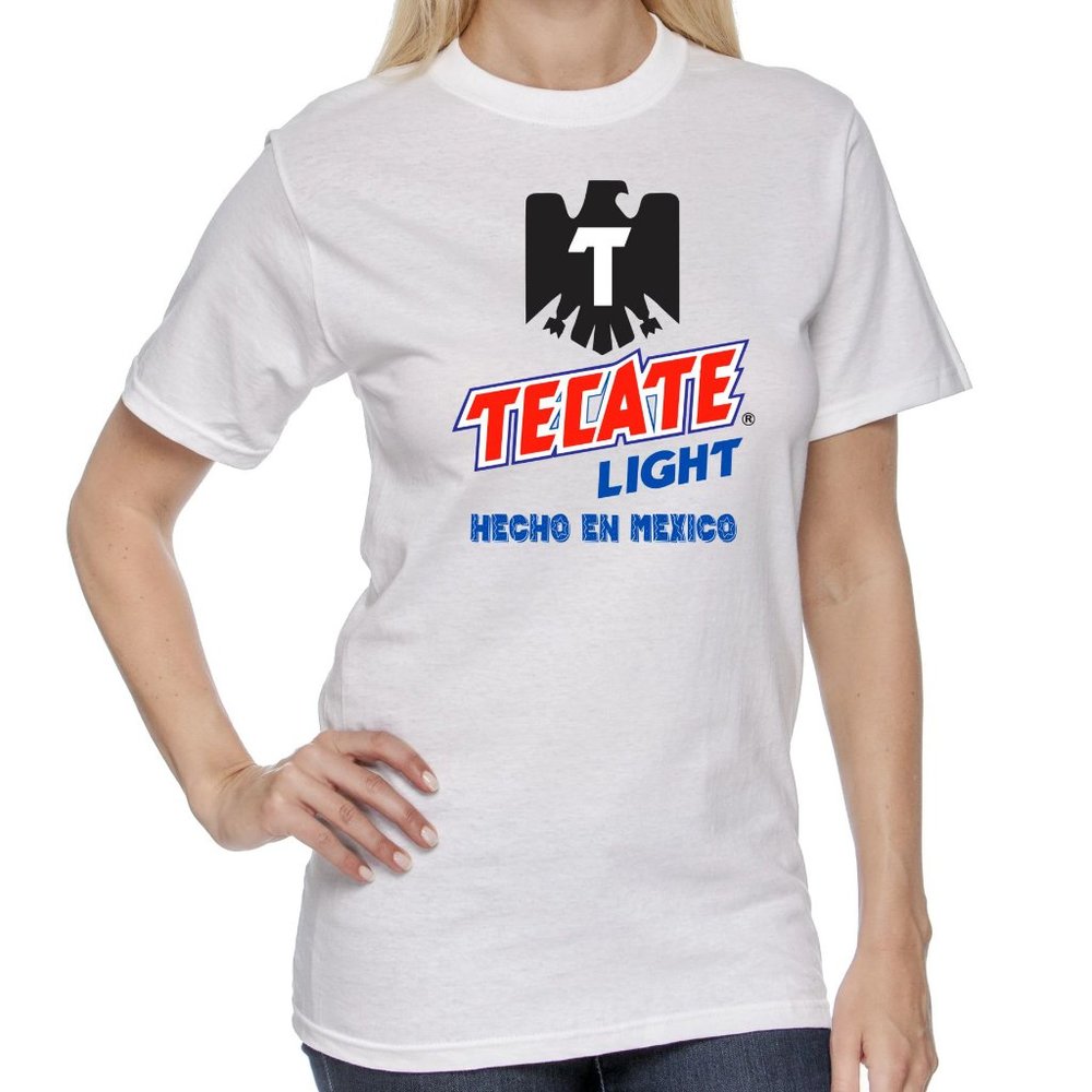 TECATE HECHO EN MEXICO CERVEZA T-SHIRT * CASUAL COOL  WOMEN BRAND NEW TEES